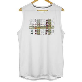 Macmillan Surname American Flag Scottish Clan Tartan Men Tank Top | Favorety