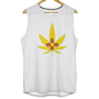 New Mexico Cannabis State Flag Men Tank Top | Favorety