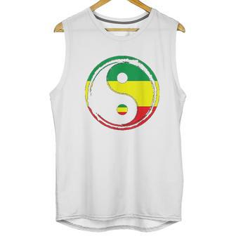 Rasta Flag Jamaica Flag Irie Peace Symbol Reggae Music Men Tank Top | Favorety UK