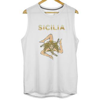 Sicilian Pride Sicilian Flag Trinacria Men Tank Top | Favorety DE