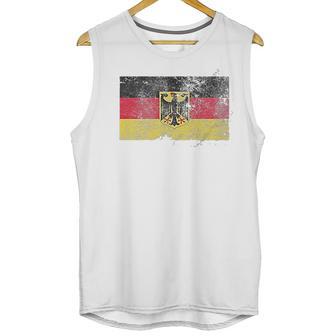 Trunk Candy Distressed Germany Flag Modern Fit Men Tank Top | Favorety AU