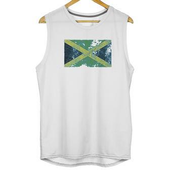 Trunk Candy Distressed Jamaica Flag Modern Fit Men Tank Top | Favorety CA