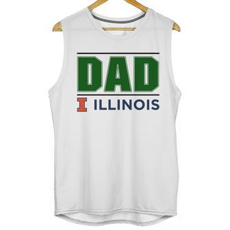 University Of Illinois At Urbana Champaign Proud Dad Parents Day 2020 Men Tank Top | Favorety CA