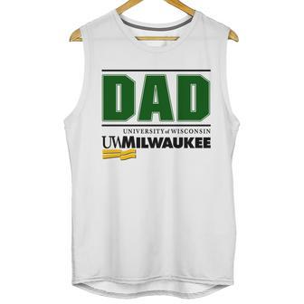 University Of Wisconsin Milwaukee Proud Dad Parents Day 2020 Men Tank Top | Favorety AU