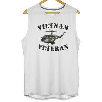 Vietnam Veteran With Huey Graphic Performance Men Tank Top | Favorety DE