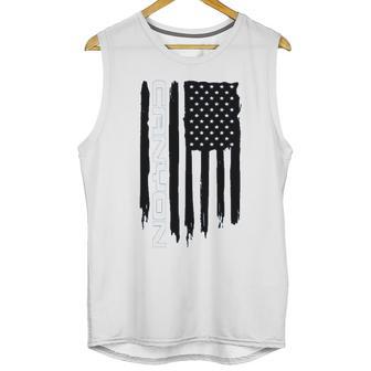 Wheel Spin Addict Canyon Truck American Flag Men Tank Top | Favorety