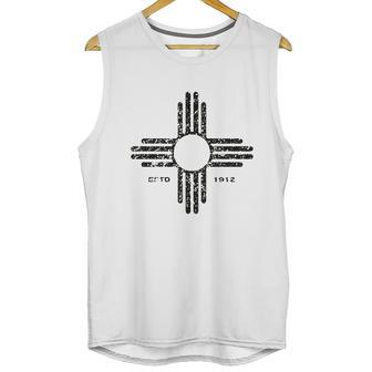 Zia Symbol New Mexico Flag State Men Tank Top | Favorety CA