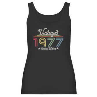 1977 Vintage Limited Edition Born 1977 Gift For Men Women Women Tank Top | Favorety UK