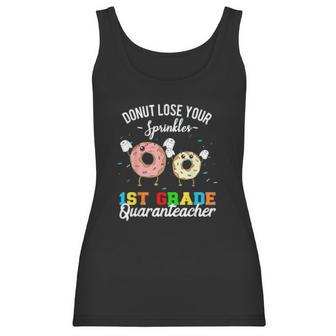 1St Grade Teacher Social Distancing Women Tank Top | Favorety DE