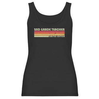 2Nd Grade Teacher Funny Job Title Profession Worker Women Tank Top | Favorety DE