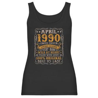 31St Birthday Decoration April 1990 Men Women 31 Years Old Women Tank Top | Favorety DE