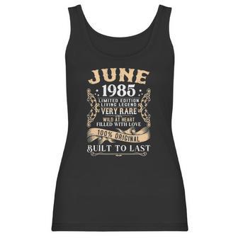 36Th Birthday Decorations June 1985 Men Women 36 Years Old Women Tank Top | Favorety AU