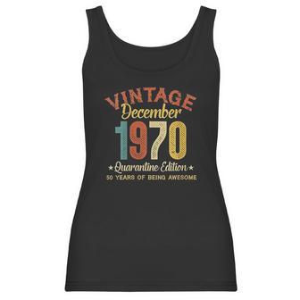 50 Years Old Gifts 50Th Birthday Gift Vintage December 1970 Women Tank Top | Favorety DE