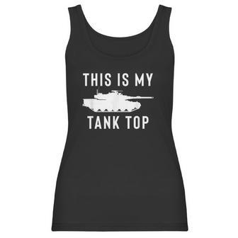 Abrams Funny Sarcastic Military Pun Women Tank Top | Favorety