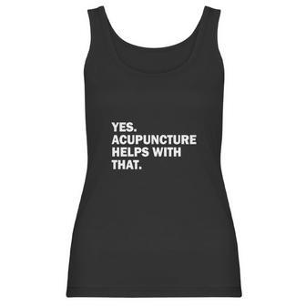 Womens Acupuncture Cute Shirt Women Tank Top | Favorety AU