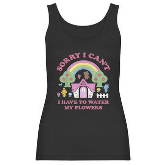 Animal Crossing Sorry I Cant I Have To Water My Flowers Women Tank Top | Favorety UK