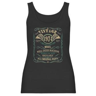 August 1974 47Th Birthday Gift 47 Years Old Men Women Women Tank Top | Favorety UK