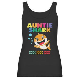 Auntie Shark Doo Doo Doo Family Gift Women Tank Top | Favorety UK