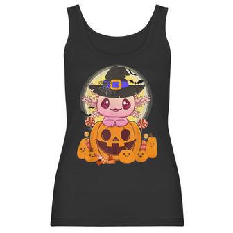 Axolotl Halloween Costume Pumpkin Pastel Goth Kawaii Anime Men Women T-Shirt Graphic Print Casual Unisex Tee Women Tank Top | Favorety DE