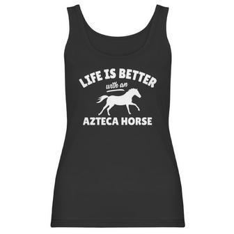 Azteca Horse Rider Equestrian Horseriding Gift Women Tank Top | Favorety CA