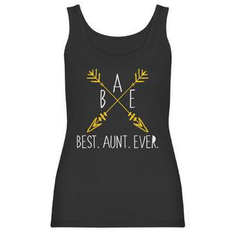 Bae Best Aunt Ever Arrows Logo Women Tank Top | Favorety