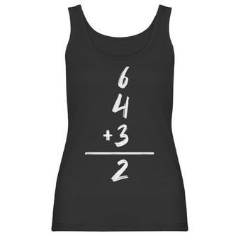 Baseball Inspired Math 6 4 3 2 Double Play Softball Game Men Women T-Shirt Graphic Print Casual Unisex Tee Women Tank Top | Favorety DE