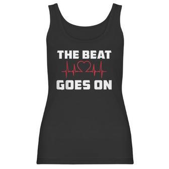 The Beat Goes On Open Heart Surgery Recovery Men Women Gift Women Tank Top | Favorety AU