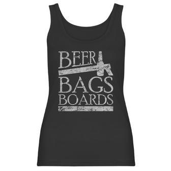 Beer Bags Boards Funny Cornhole T-Shirt Women Tank Top | Favorety DE