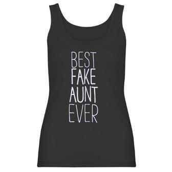 Best Fake Aunt Ever Women Tank Top | Favorety