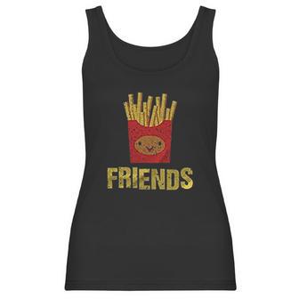 Best Friends Set Bff Set Burger Fries Junk Food Matching Women Women Tank Top | Favorety CA