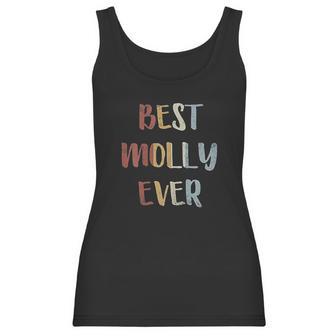 Womens Best Molly Ever Retro Name Gift Women Tank Top | Favorety UK