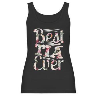 Best Tia Ever Design Auntie Gift Graphic Tia Favorita Women Tank Top | Favorety AU