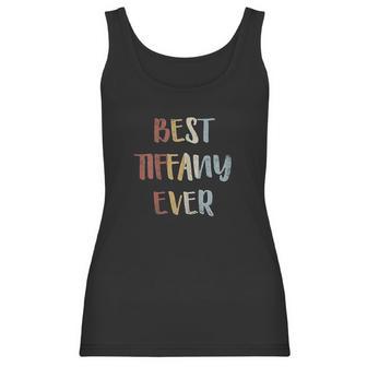 Womens Best Tiffany Ever Retro Vintage Women Tank Top | Favorety AU