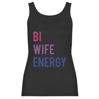 Bi Wife Energy Lgbtq Support Lgbt Lover Wife Lover Respect Women Tank Top | Favorety DE