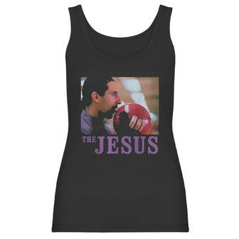 The Big Lebowski Jesus Licking The Bowling Ball Graphic Women Tank Top | Favorety AU