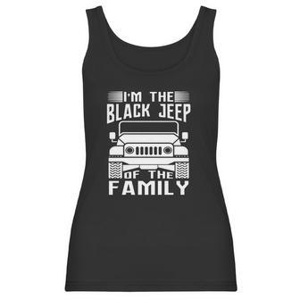 Mens Im The Black Jeep Of The Family Cool Offroad Gift Men Women T-Shirt Graphic Print Casual Unisex Tee Women Tank Top | Favorety AU