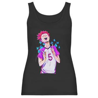 Blue Butterfly Haikyuu Women Tank Top | Favorety CA