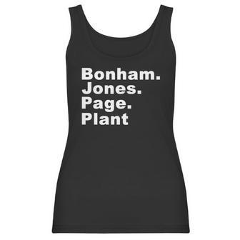 Bonham Jones Page Plant Authentic Members T-Shirt 2016 Women Tank Top | Favorety DE