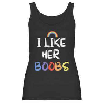 I Like Her Boobs Rainbow Pride Month Women Tank Top | Favorety DE