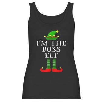 Im The Boss Elf Matching Family Christmas Women Tank Top | Favorety CA