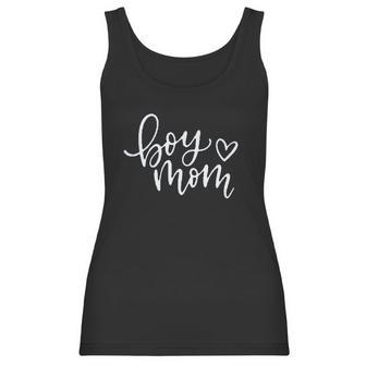 Boy Mom Mama Life Funny Graphic Women Tank Top | Favorety AU