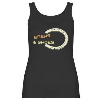 Brews And Shoes Horseshoe Ringer Pitching Bbq Women Tank Top | Favorety