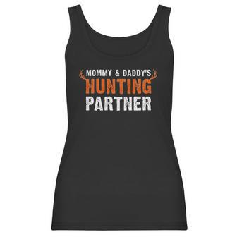 Brisco Brands Mommy And Daddy Hunting Partner Newborn Baby Boy Girl Romper Women Tank Top | Favorety AU