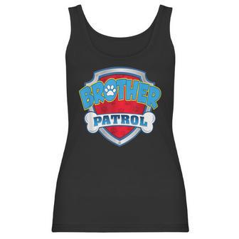 Brother Patrol -Dog Mom Dad Funny Gift Birthday Party Women Tank Top | Favorety UK