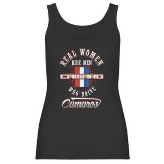 Camaro - Real Women Ride Custom Tee Tshirt Women Tank Top | Favorety