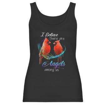 Cardinal Bird I Believe There Are Angels Among Us Women Tank Top | Favorety CA