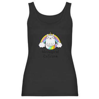 Cat Unicorn Meowgical Caticorn Rainbow Women Tank Top | Favorety