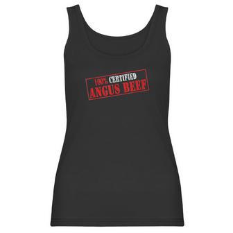 Certified Angus Beef Cattle Vintage Stamp Logo Gift Women Tank Top | Favorety UK