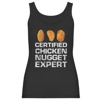 Certified Chicken Nugget Expert Funny Chicken Nugge Women Tank Top | Favorety UK