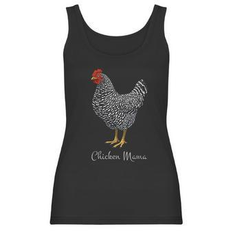 Chicken Mama Black Barred Plymouth Rock Hen Mom Bird Lovers Women Tank Top | Favorety CA